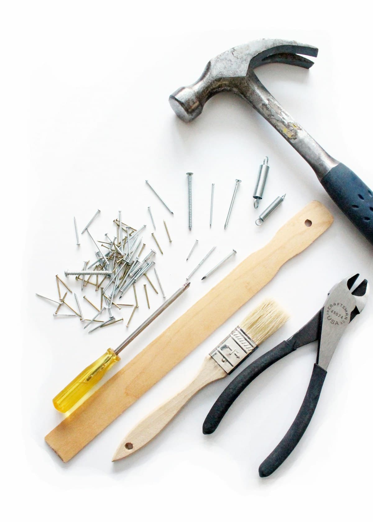 Hand tools and fasteners used for MEP installation